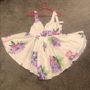 White Floral Dress